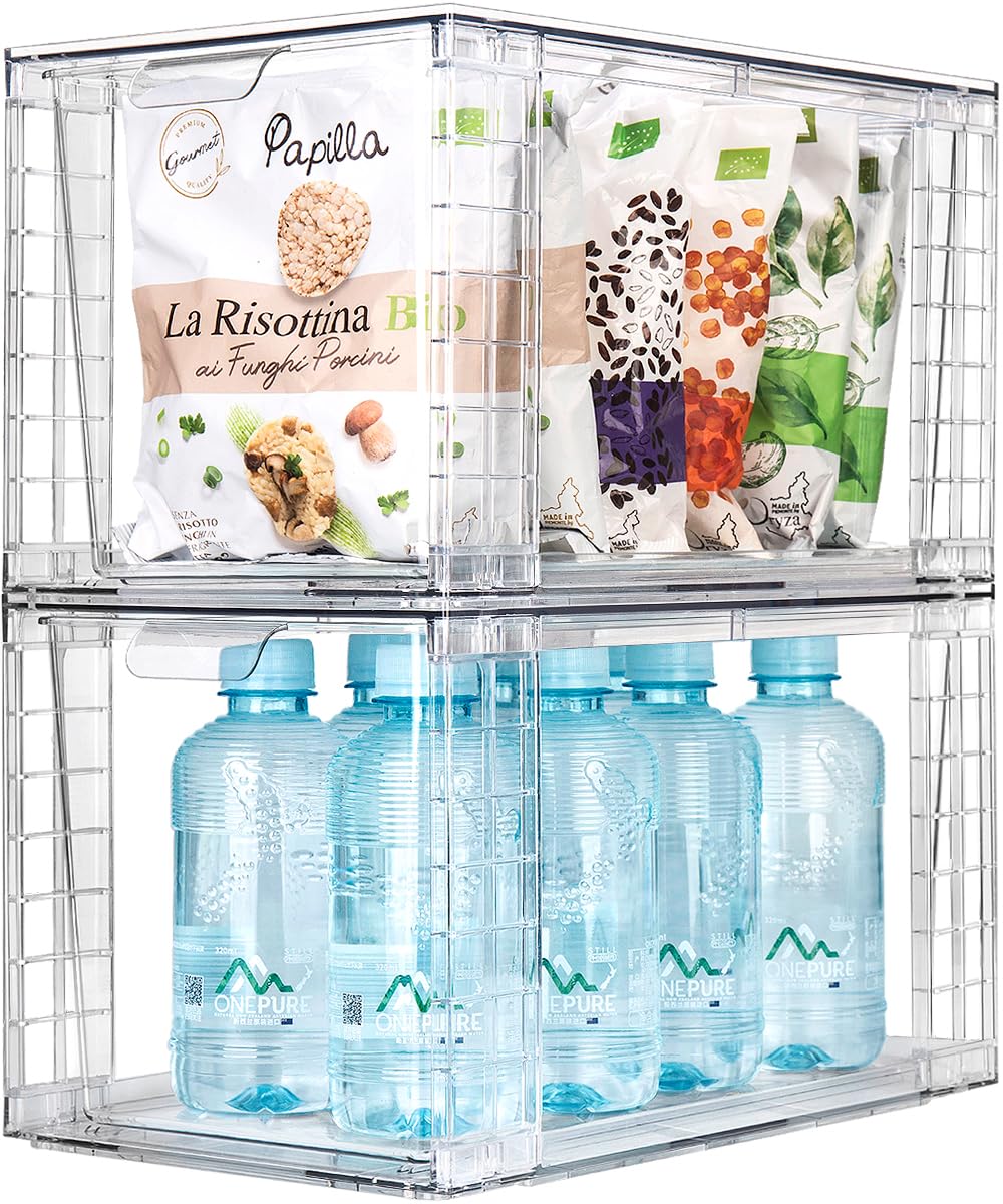 Amazon.com - Zero Zoo 2Pack Large Stackable Kitchen Storage